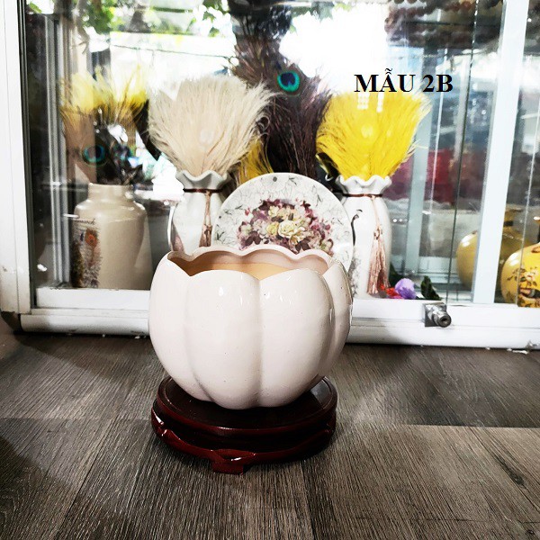 Chậu Gốm Sứ Búp Sen