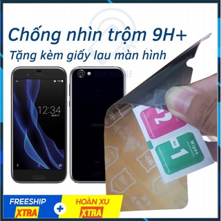 Dán chống nhìn trộm Aquos R – Dán cường lực dẻo nano