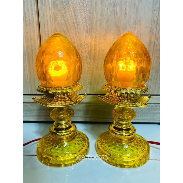 MỘT ĐÔI ĐÈN THỜ TRÁI ĐÀO LĐ01,LĐ02,LĐ03