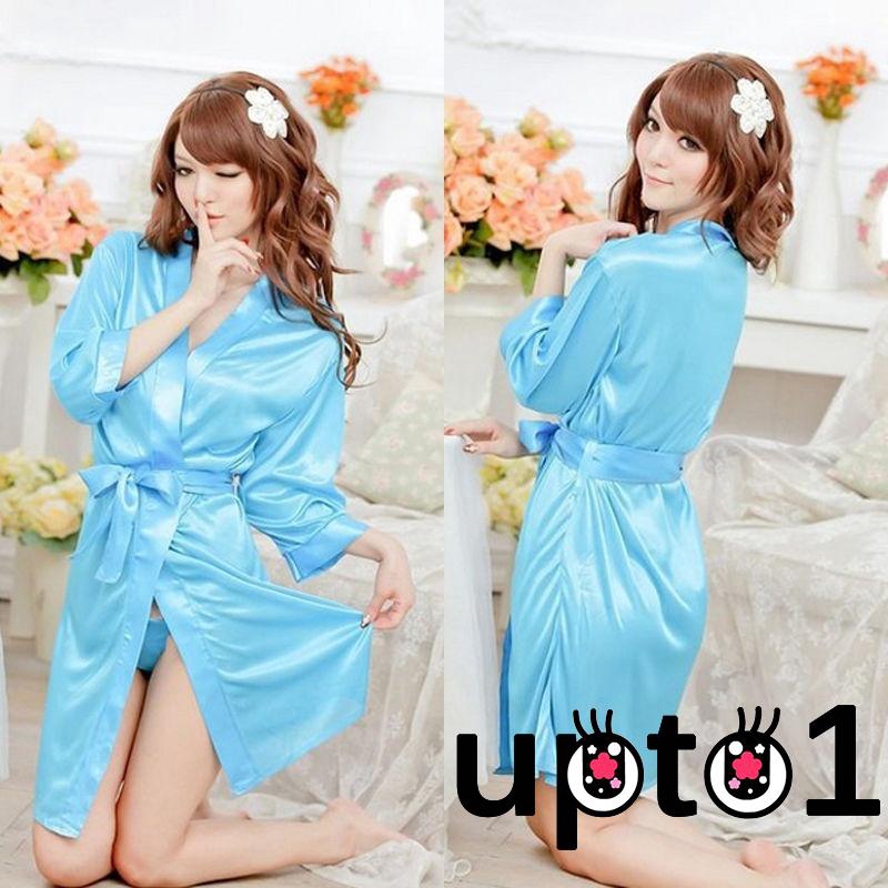 Áo choàng ngủ bằng lụa satin quyến rũ dành cho nữ | BigBuy360 - bigbuy360.vn