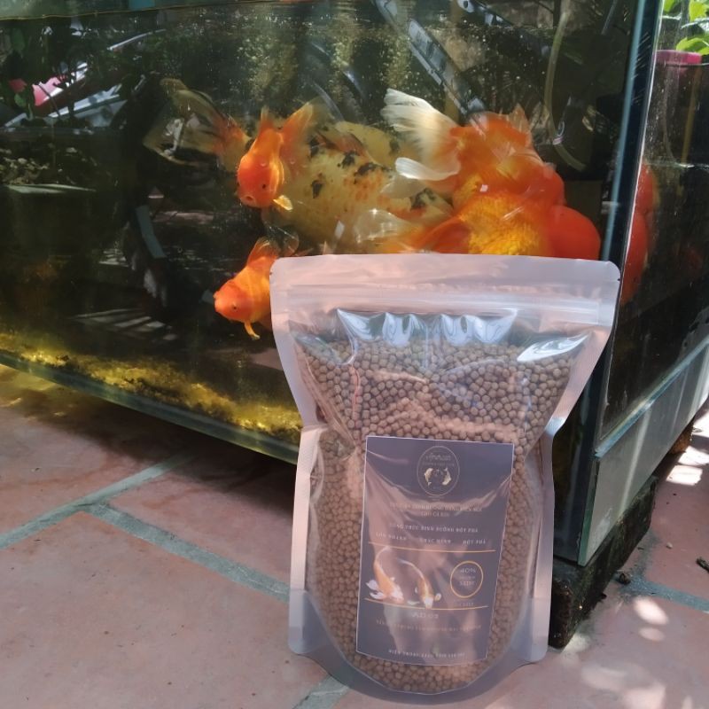 Gói 600g Cám cá Koi siêu đạm  American, Tăng size nhanh, giữ màu chuẩn, chất lượng làm lên thương hiệu