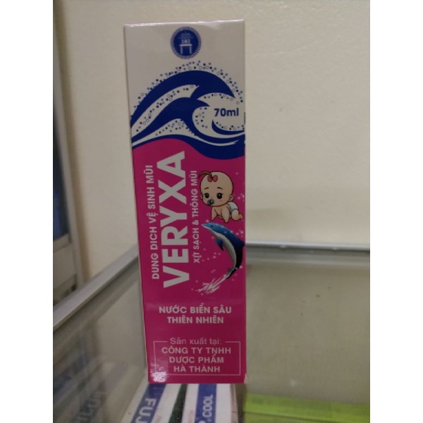 Dung dịch vệ sinh mũi Veryxa (Nước muối biển sâu xịt mũi)