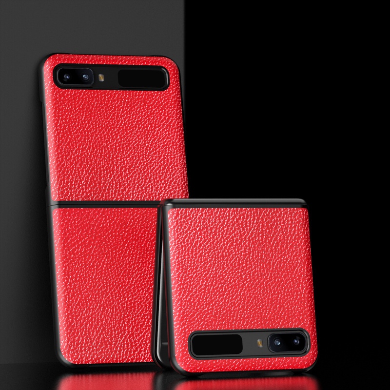 Ốp Điện Thoại Da Cứng Nắp Gập Kiểu Doanh Nhân Cho Samsung Galaxy Z Flip 1 2 Gen Flip2