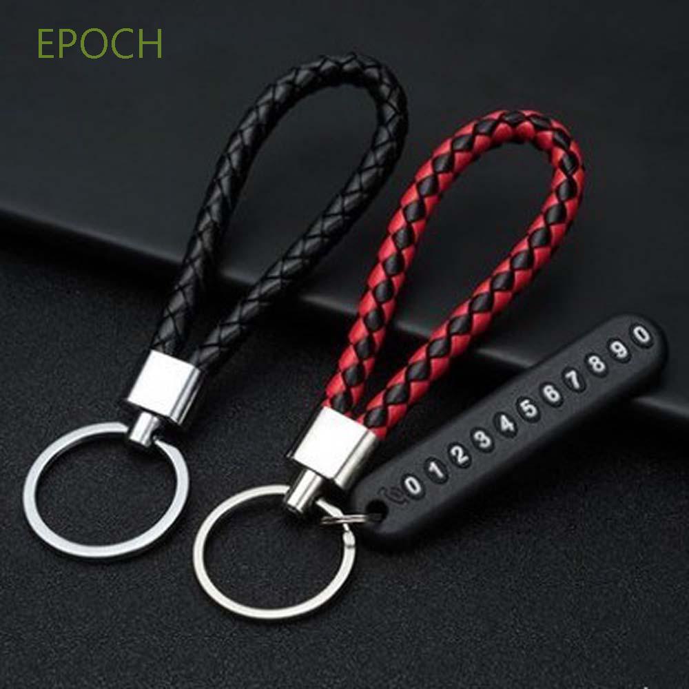 Epoch Dây Móc Chìa Khóa / Điện Thoại Bằng Da Dệt Chống Mất Diy Sáng Tạo Chất Lượng Cao