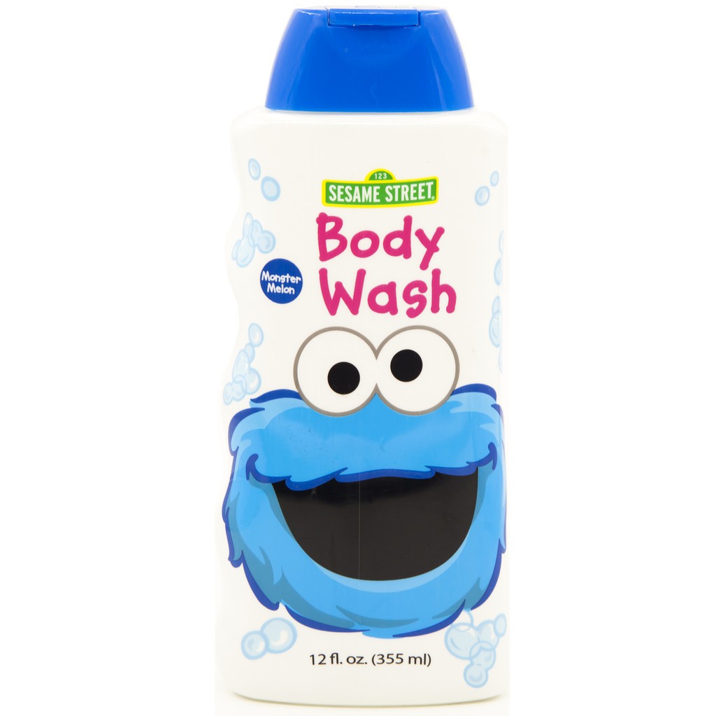 Sữa Tắm Trẻ Em Giúp Da Bé Luôn Mềm Mại Sesame Street 355ml Hương Dưa
