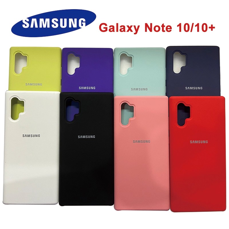 Ốp lưng chống bẩn Samsung Galaxy Note 10 & Note 10 Plus & Note 10 Pro - Viền nhựa dẻo - Bên trong có lớp nhung bảo vệ