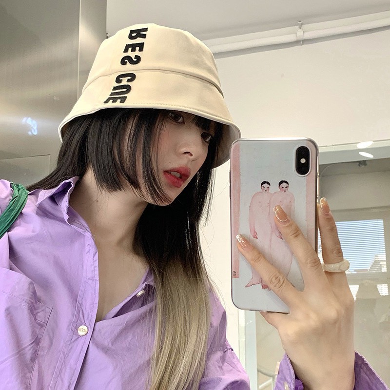 Nón Bucket UNISEX Nam Nữ RESCUE NB27 mũ tai bèo trơn nhiều màu phong cách Ulzzang