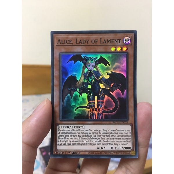 Thẻ bài Yugioh Alice, Lady Of Lament