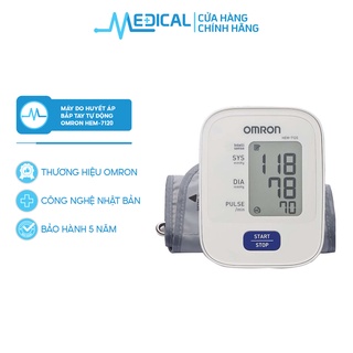 Máy đo huyết áp bắp tay tự động OMRON HEM-7120 chính hãng bảo hành 5 năm