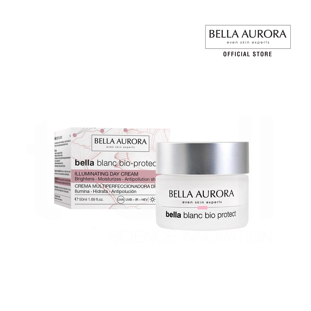 Kem Dưỡng Ngày Làm Sáng Da, Kiềm Dầu Bella Aurora Bella Blanc Bio-protect Illuminating Day Cream SPF 15