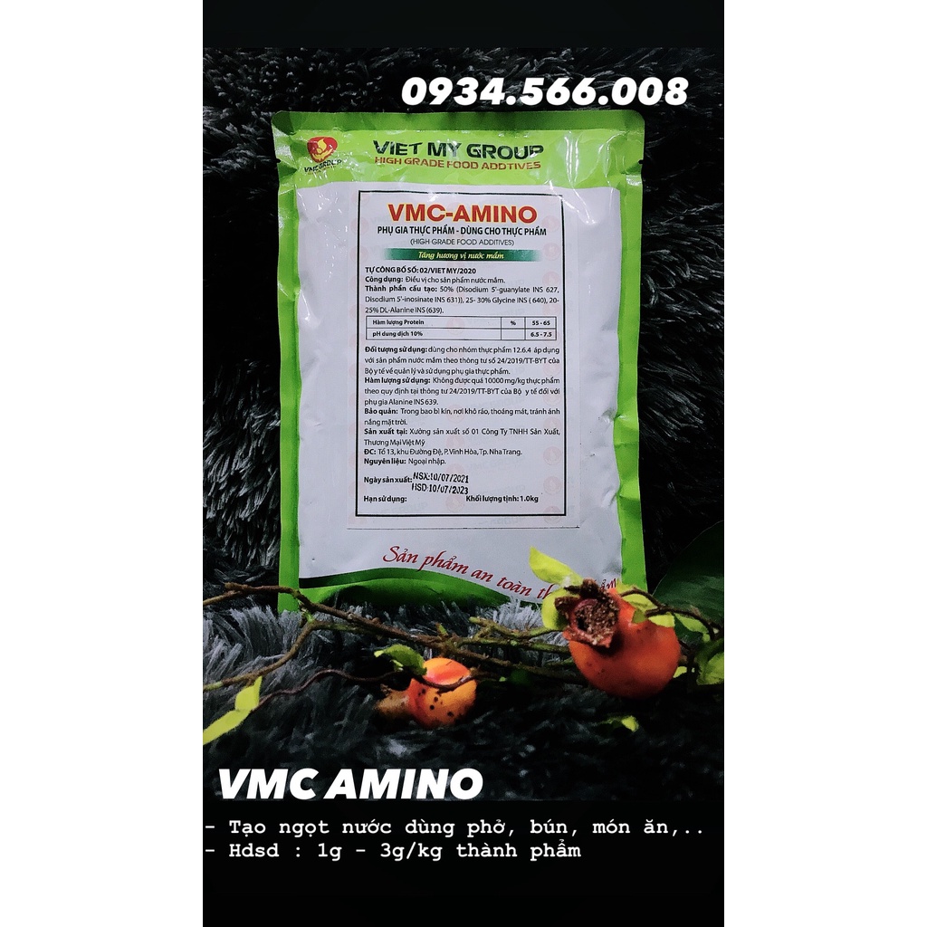 VMC AMINO - ĐIỀU VỊ TẠO ĐỘ NGỌT NƯỚC DÙNG, BÚN PHỞ,..VV