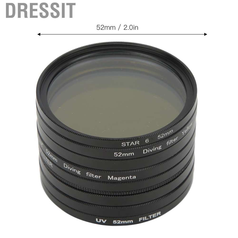 Bộ kính lọc 52mm UV CPL ND8 16 cho máy ảnh thể thao HERO 9 10 | BigBuy360 - bigbuy360.vn