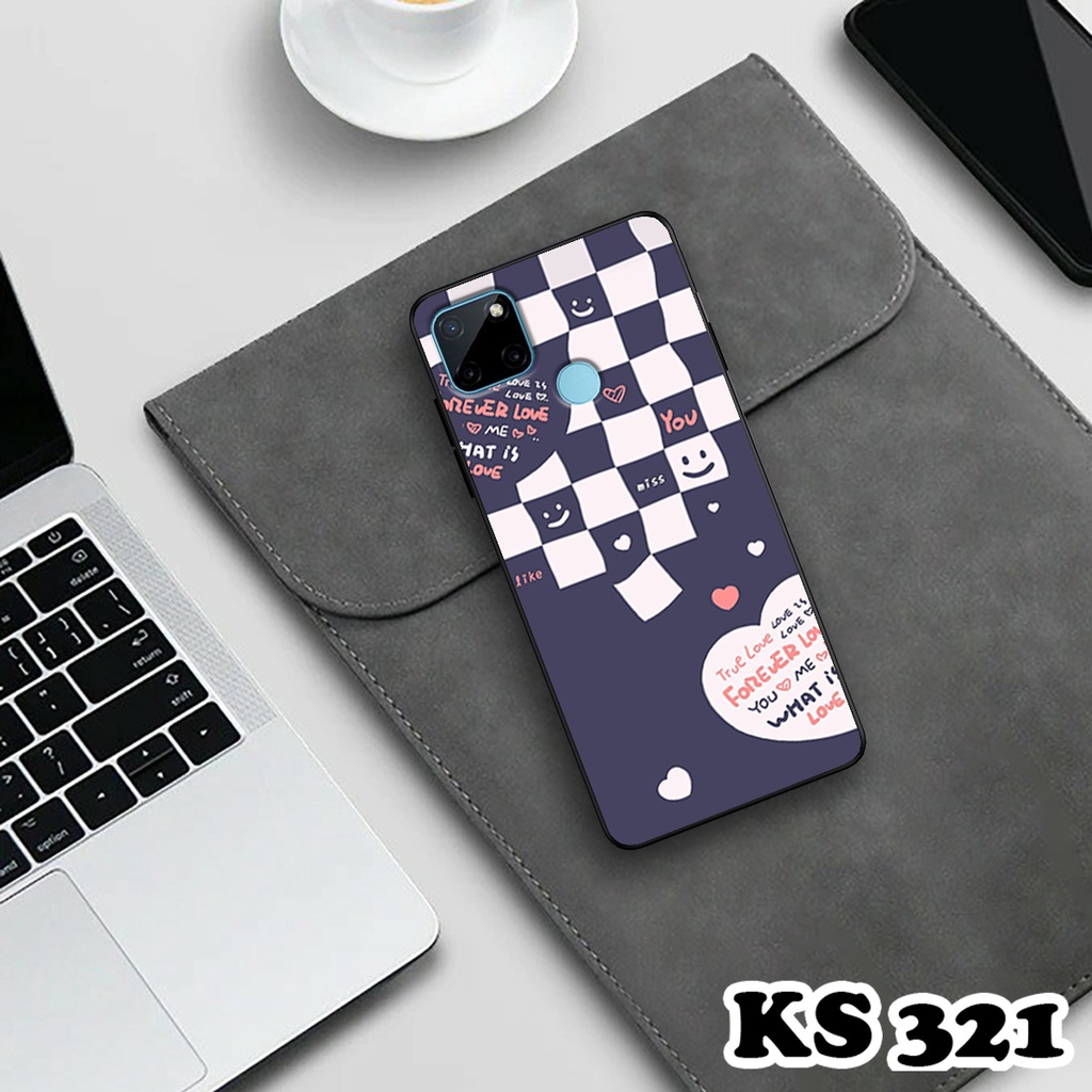 Ốp lưng Oppo Realme C21y - Realme C21 - Ốp Oppo in hình họa tiết caro - Chất liệu TPU siêu bền, sang trọng