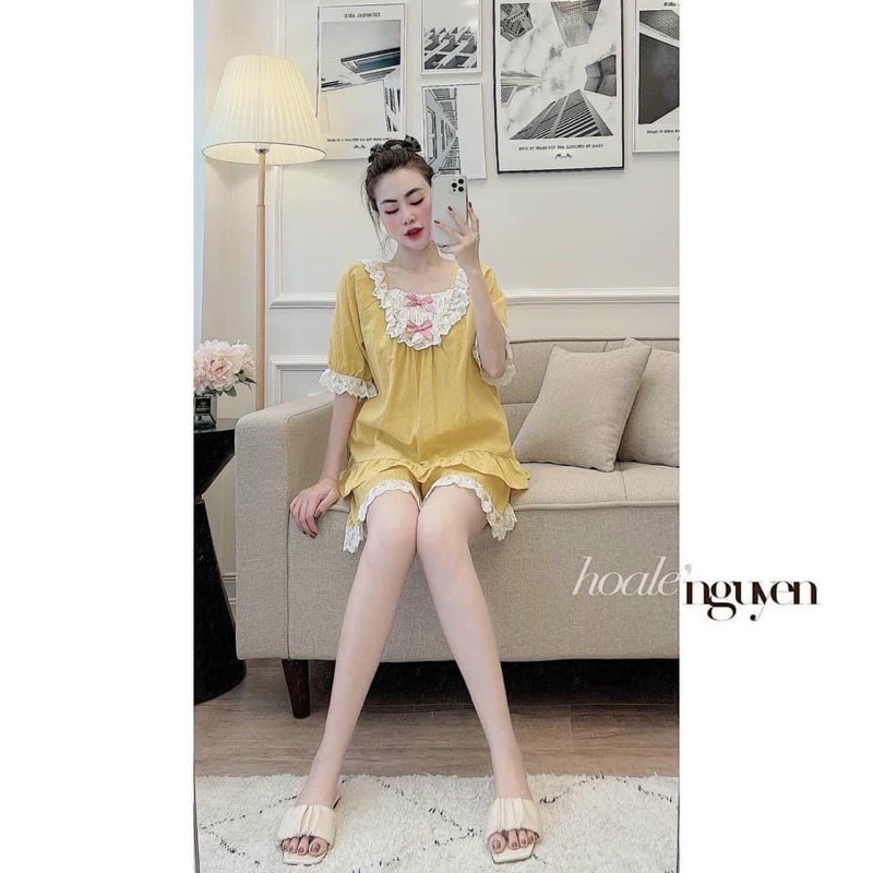 Bộ Tiểu Thư Phối Ren Xinh