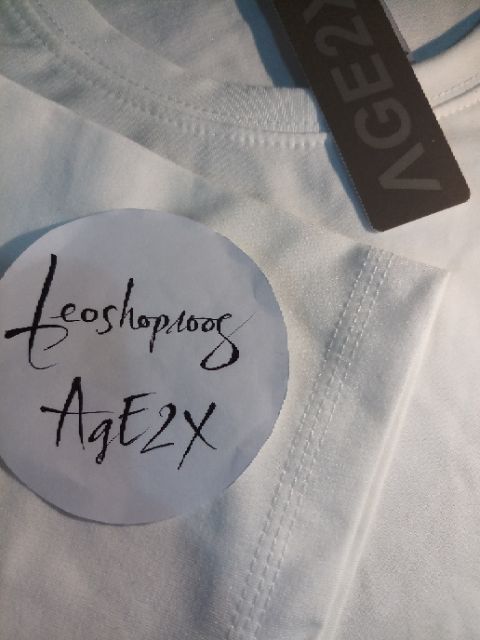 Áo thun trơn trắng LOẠI 1 AGE2X | BigBuy360 - bigbuy360.vn