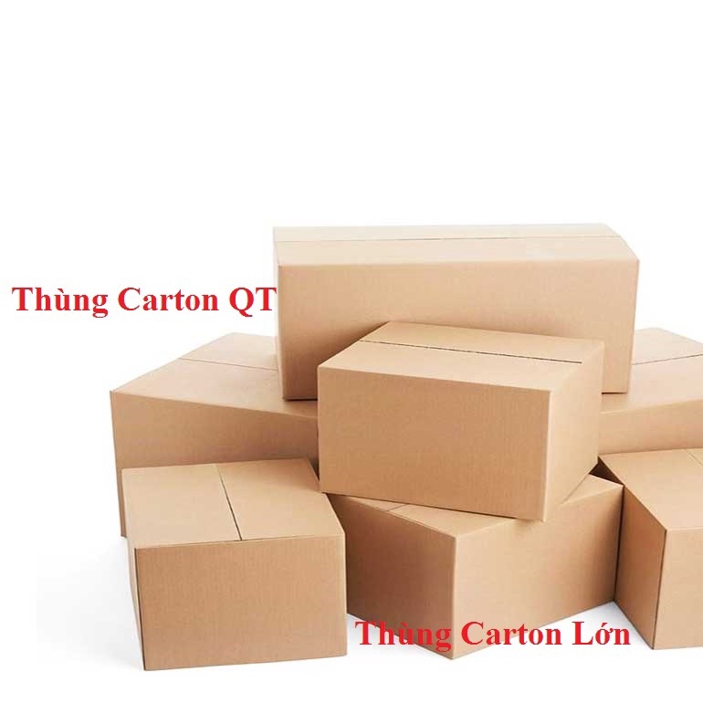 Thùng carton lớn QTL chuyển nhà, đựng đồ các loại giảm giá, thùng 3 lớp, 5 lớp giao tỉnh - 1 thùng lớn
