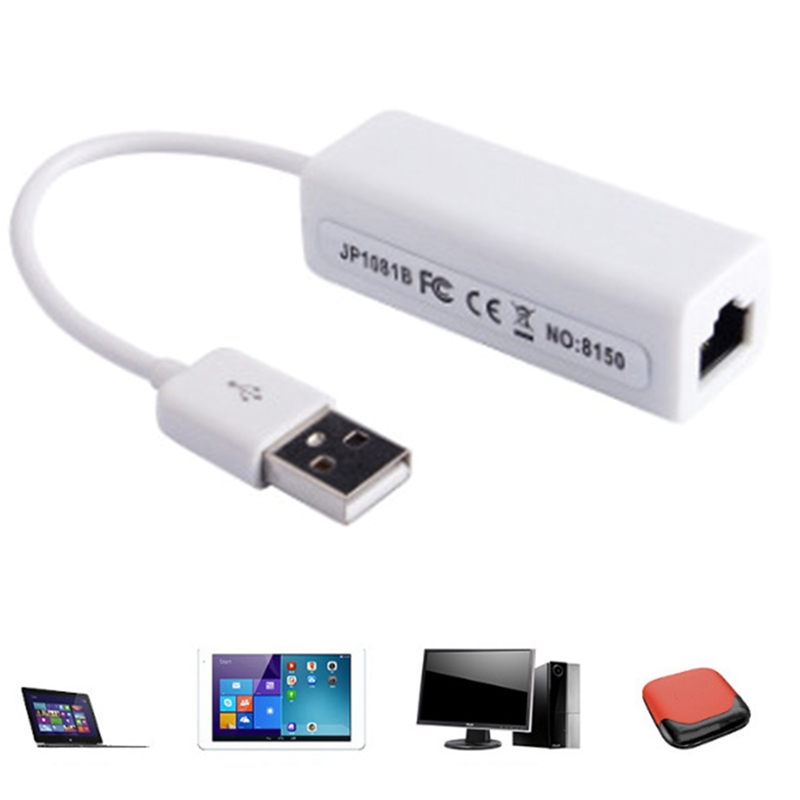 Bộ Chuyển Đổi Mạng Lan Qua Lan Usb 2.0 Qua Lan Ethernet Rj45 Cho Windows 10 / 8 / 7 / Vista / Xp