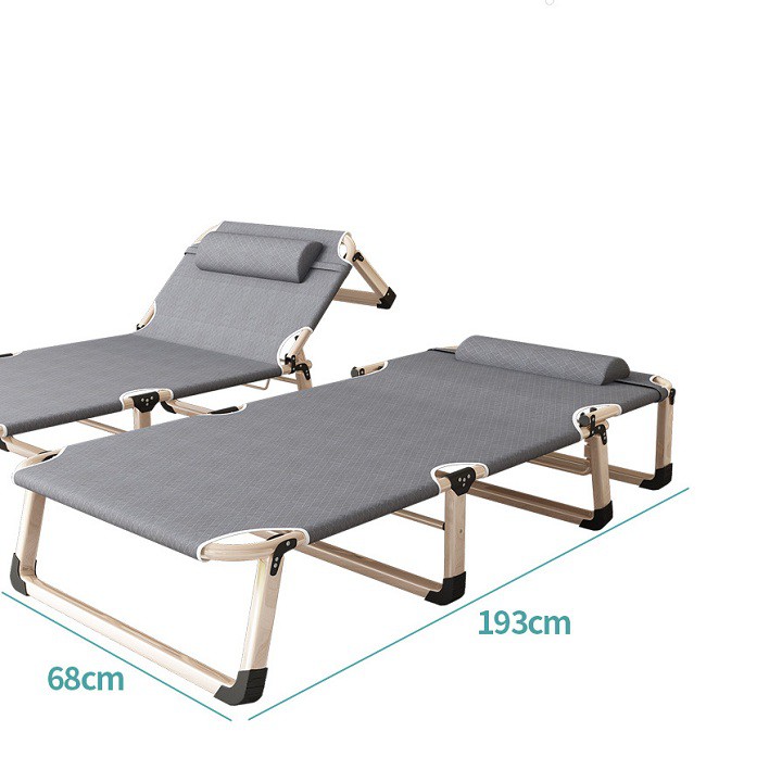 Giường gấp ngủ trưa văn phòng gấp gọn- ghế gấp gọn 4 chân KX195*68 cm - ghế bố ngủ trưa