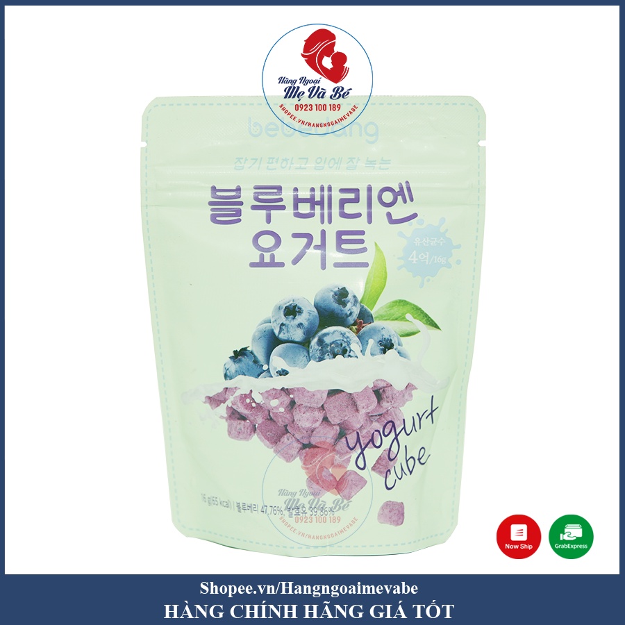 SỮA CHUA khô hoa quả sấy lạnh BEBEDANG Hàn Quốc cho bé