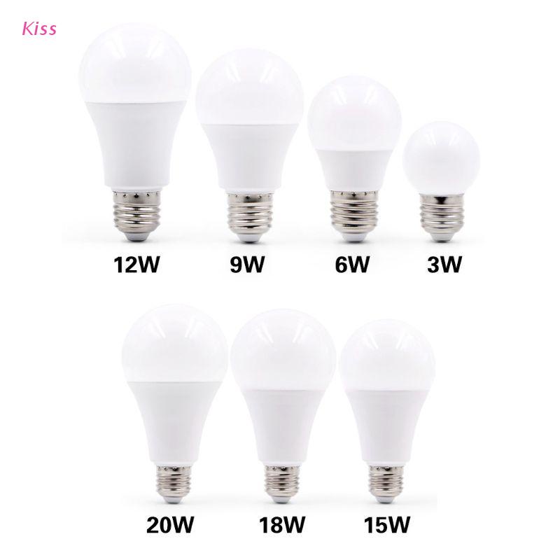 Bóng đèn LED 3W 5W 7W 9W 12W 15W 18W 20W E27 IC thông minh năng lượng thực cho phòng khách phòng ngủ nhà cửa