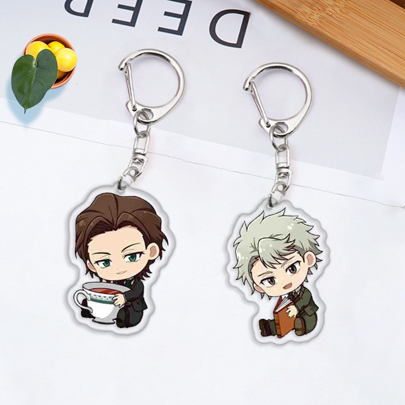 Móc khóa mặt in hình hoạt hình Anime Moriarty The Patriot
