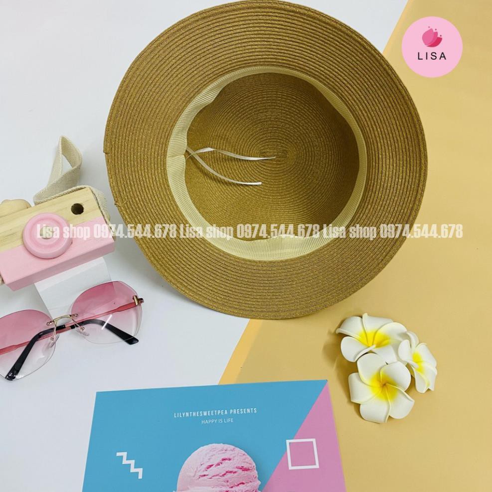 [FREESHIP-HÀNG LOẠI 1] Mũ cói, nón cói đi biển chữ love đính đá form chuẩn đẹp phong cách Hàn Quốc cho nữ, M28