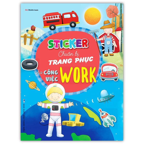 Sách - Sticker chuẩn bị trang phục cho công việc work