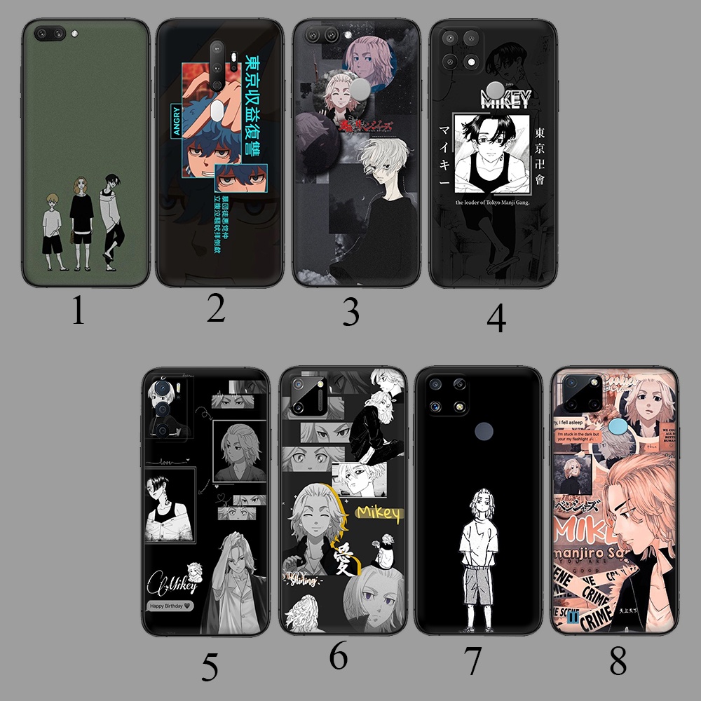 Ốp Điện Thoại Mềm Viền Đen Hình tokyo avengers Cho OPPO Find X3 Pro X3 lite X3 Noe A16K A16E Reno 7 lite