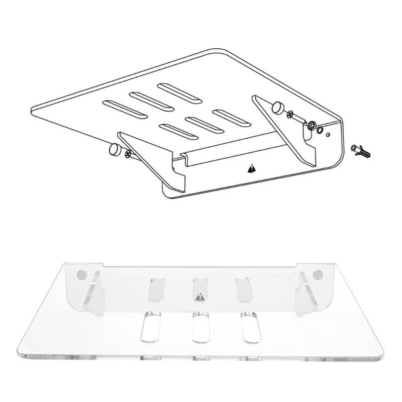 Giá Đỡ Bộ Định Tuyến WiFi Gắn Tường Bằng Acrylic Thông Dụng