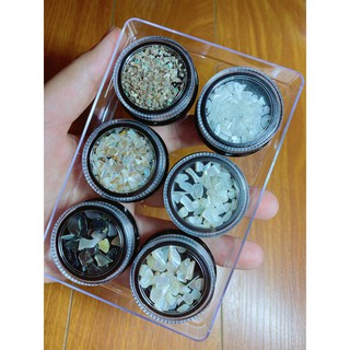 Set phụ kiện sỏi, đá trang trí mix 6 mẫu