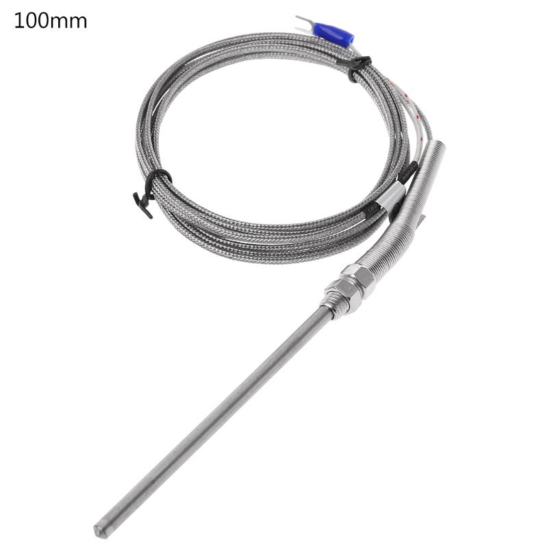 Cặp Cặp Nhiệt Điện Loại K 50mm 100mm 150mm 200mm Bằng Thép Không Gỉ 0-400°C Cảm Biến Nhiệt Độ Chuyên Dụng Cao Cấp