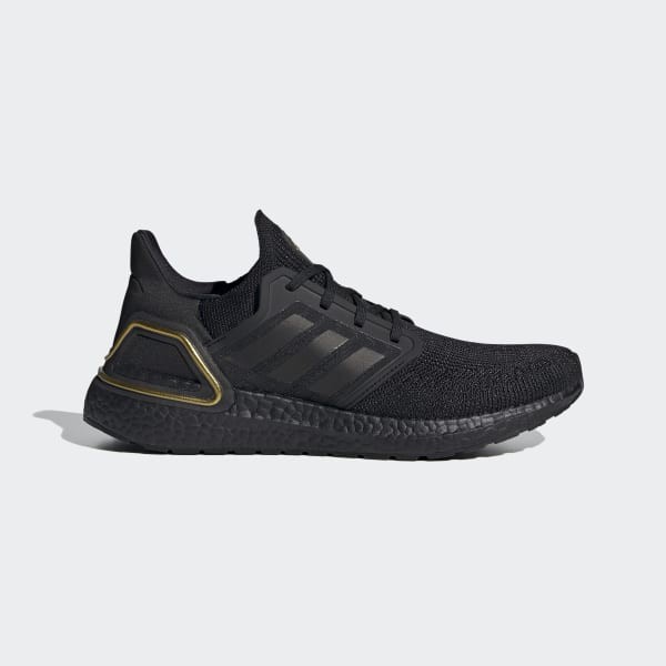 Giày Nam Adidas 🔥FREESHIP🔥 Adidas Ultra Boost 20 Triple Black Gold Chính Hãng - Giày Chạy Bộ Adidas Tốt Nhất [EG0754]