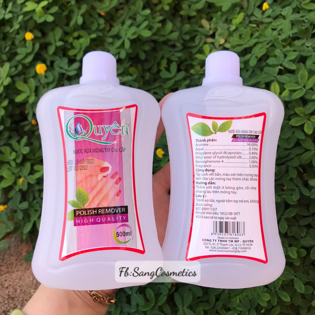 Nước Rửa Sơn Móng Tay 500ml Quyên