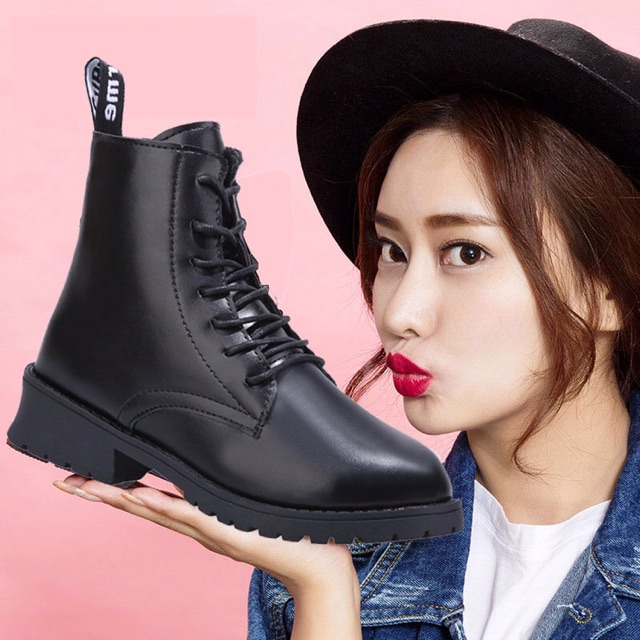 Giày bốt cổ trung có lót lông boot nữ | BigBuy360 - bigbuy360.vn