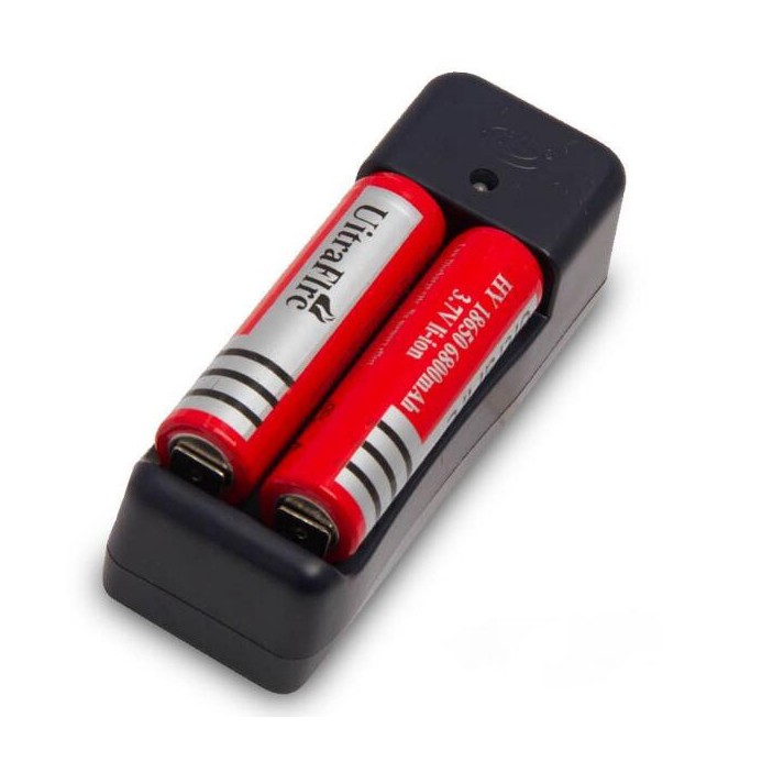 Bộ sạc pin đôi dùng cho các loại pin li-ion 18650 16340 14500 sạc pin quạt mini ,đèn pin siêu sáng ...