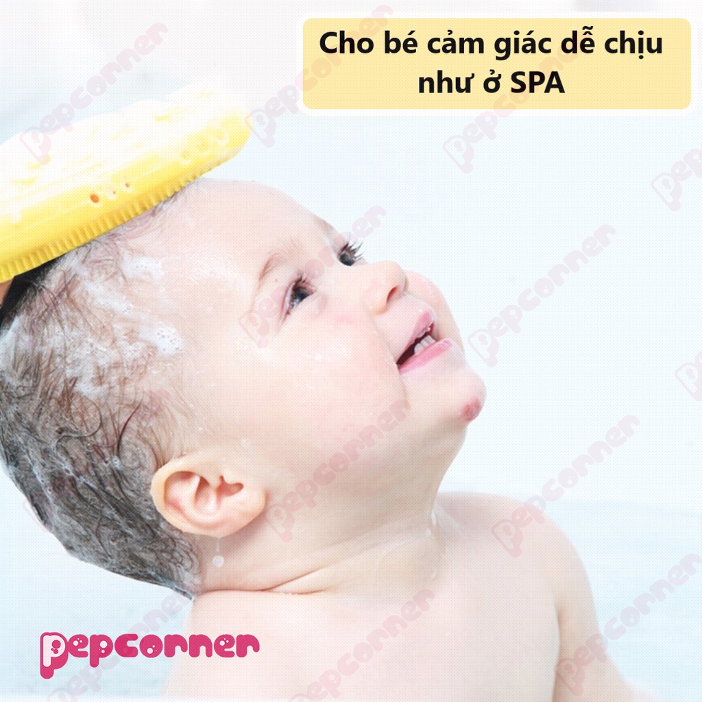 Miếng silicon gội đầu mát xa cho bé dạng bao tay - dụng cụ gội đầu làm sạch mềm mại