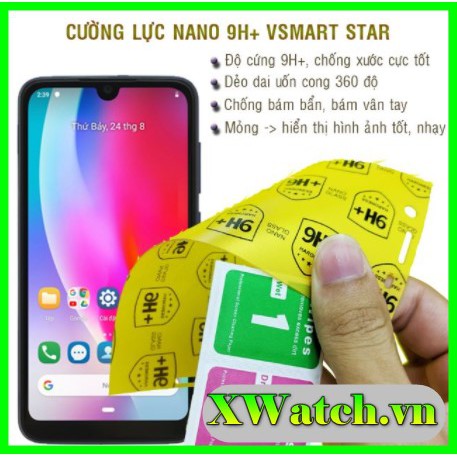 Cường lực dẻo nano 9H Vsmart Star / Star 3 / Star4 Star 5