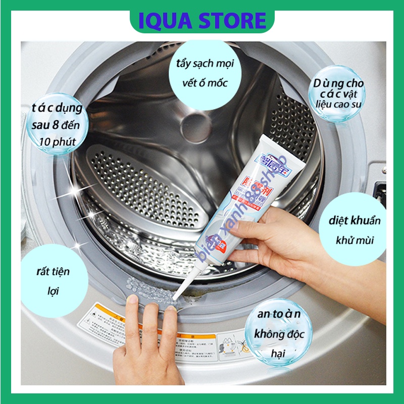 Gel tẩy vệ sinh lồng máy giặt tẩy ố ron cao su máy giặt tủ lạnh.