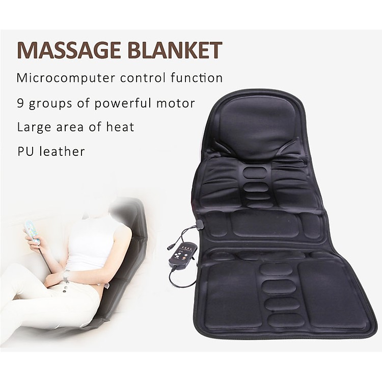 Nệm massage FREESHIP Nệm Massage Toàn Thân cao cấp giúp thư giãn tuyệt đối, lưu thông khí huyết, hạn chế mệt mỏi 5627