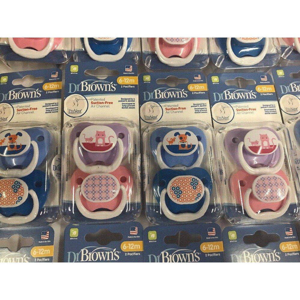 Ti giả Dr Brown 0-6m, 6-12m và 12m+