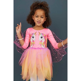 Hm0248 - đầm h&m hóa trang ngựa pony unicorn kèm cánh cho bé gái