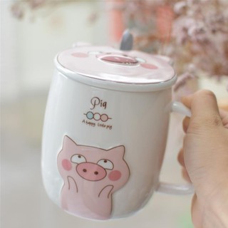 Cốc uống nước có nắp và thìa
