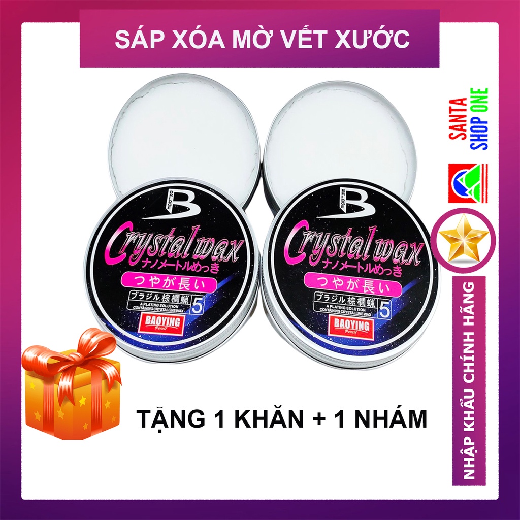 [ Hàng Xịn ] Sáp tẩy mờ vết xước xe ô tô xe máy - Xóa vết xước sâu VDC