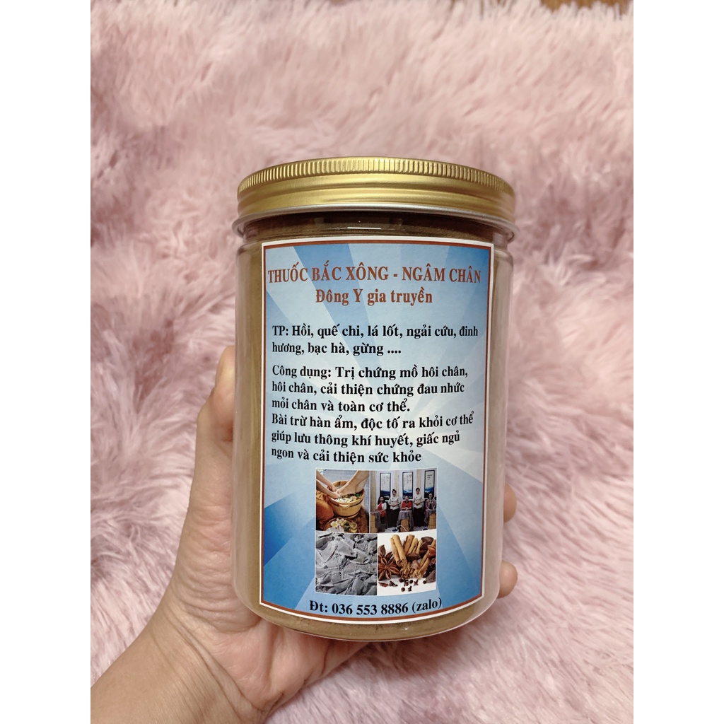 Bột Ngâm Chân Thảo Dược - Bột Xông Chân Thảo Mộc Bài Trừ Hàn Ẩm, Độc Tố Giúp Lưu Thông Khí Huyết