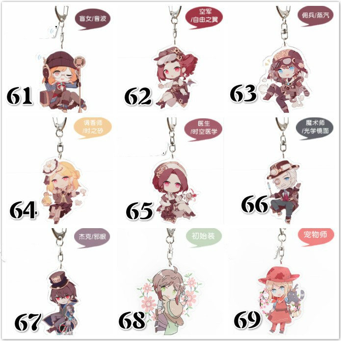 Móc Khóa Mica Skin Nhân Vật Identity V