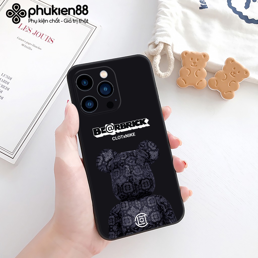 Ốp lưng ip Be@r Brick cạnh vuông 6/6plus/6s/6splus/7/7plus/8/8plus/x/xr/xs/11/12/13/pro/max/plus/promax