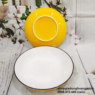 dĩa sứ lòng sâu - dĩa sứ lòng sâu