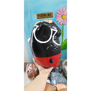 Heo đất handmade - chuột mickey