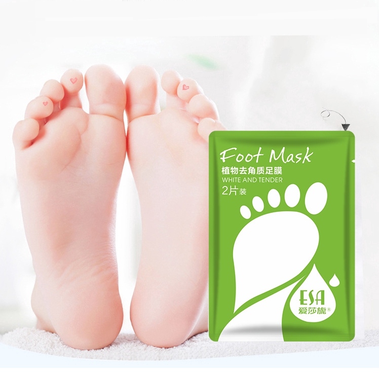 1Pair Dead Skin Remover Feet Mask Exfoliating Heels Foot Mask Peeling Feet