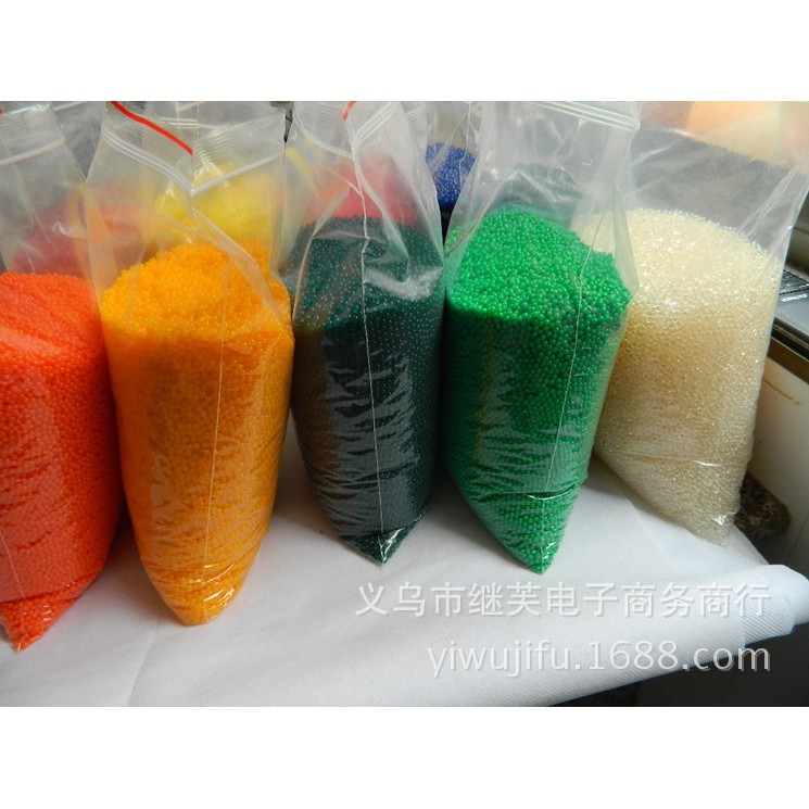 hạt nở đạn thạch trang trí và làm slime hạt nở gói 500gram 1 màu mã KIV85 N( full box )